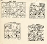 Oneida County - Monico, Crescent, Woodboro, Hazelhurst, Wisconsin State Atlas 1930c